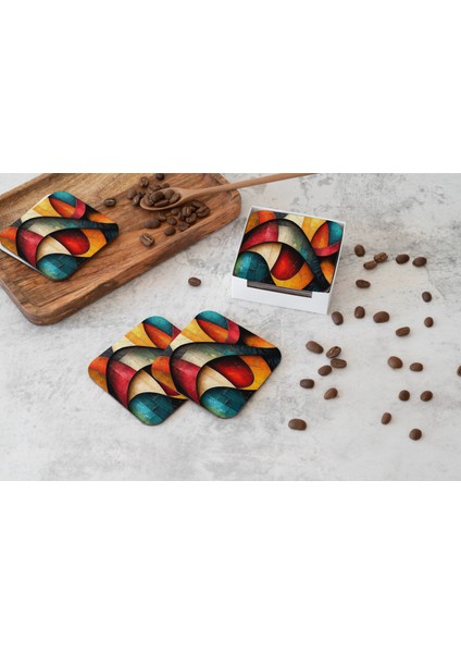 Dekoratif Bardak Altlığı Circle Design 144 fiyatları