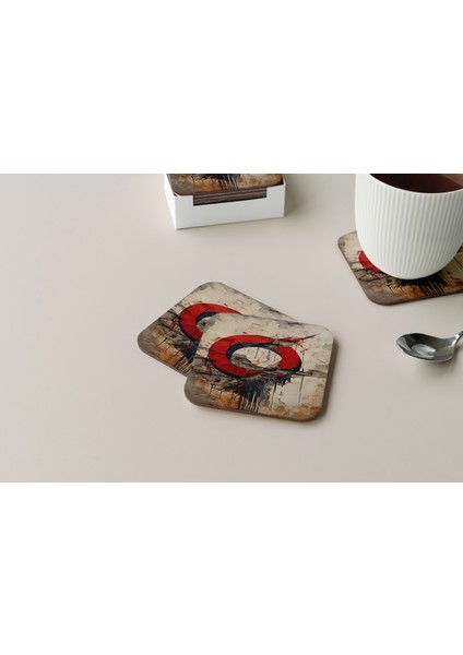 Dekoratif Bardak Altlığı Circle Design 175