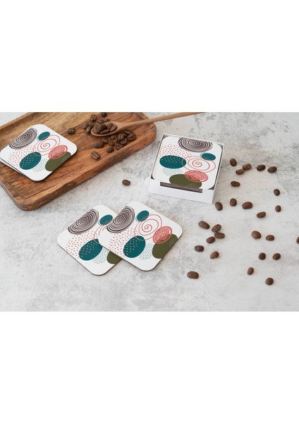 Dekoratif Bardak Altlığı Circle Design 19 fiyatları