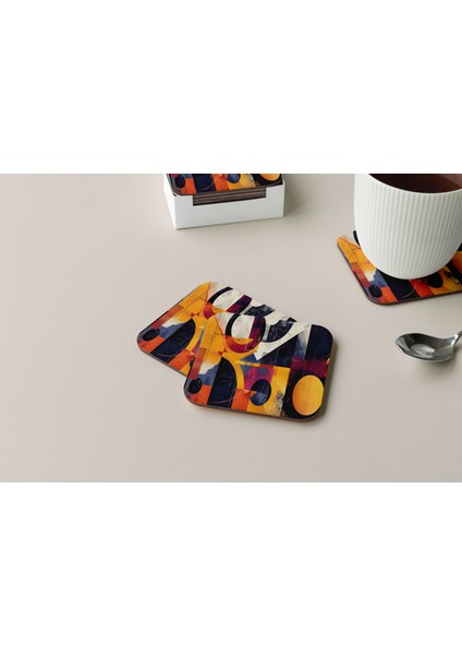 Dekoratif Bardak Altlığı Circle Design 87