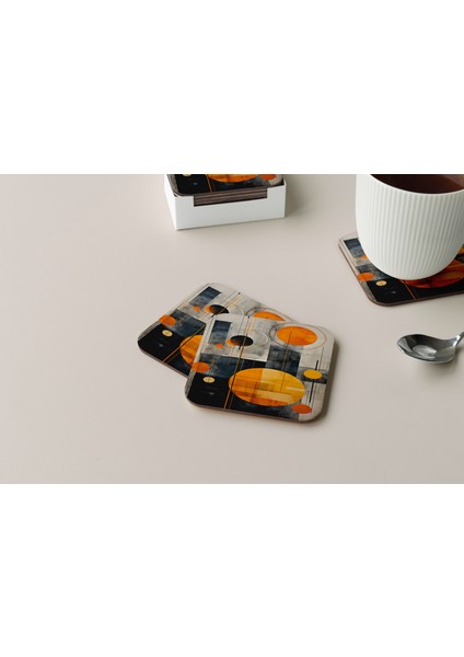 Dekoratif Bardak Altlığı Circle Design 100