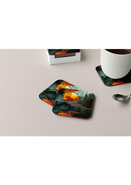 Dekoratif Bardak Altlığı Circle Design 312