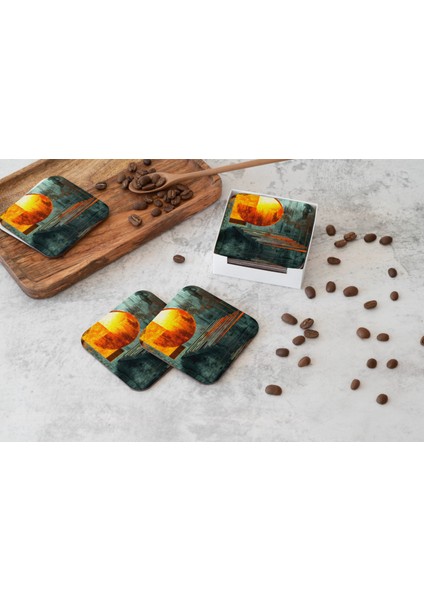 Dekoratif Bardak Altlığı Circle Design 312 fiyatları