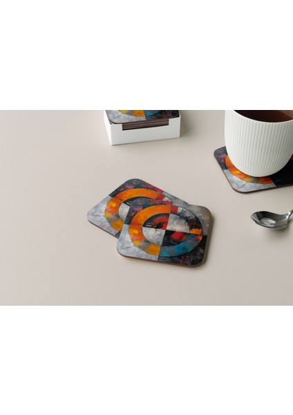 Dekoratif Bardak Altlığı Circle Design 41