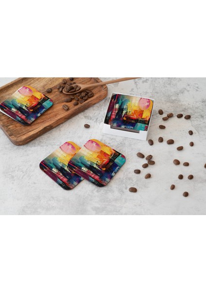 Dekoratif Bardak Altlığı Circle Design 54 fiyatları