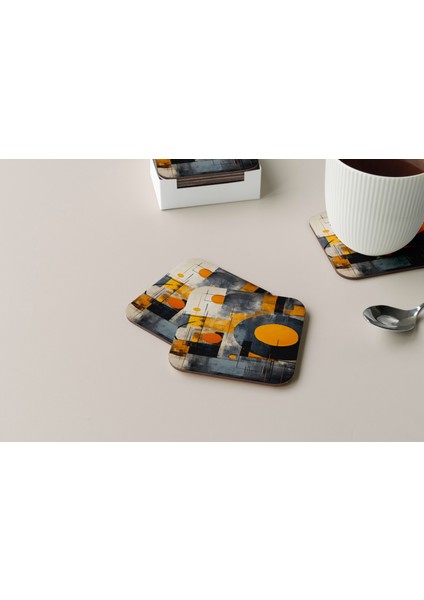 Dekoratif Bardak Altlığı Circle Design 139