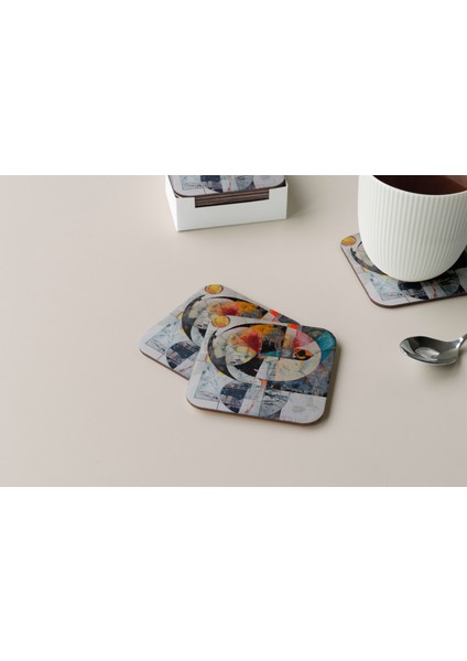 Dekoratif Bardak Altlığı Circle Design 95