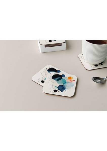 Dekoratif Bardak Altlığı Circle Design 182