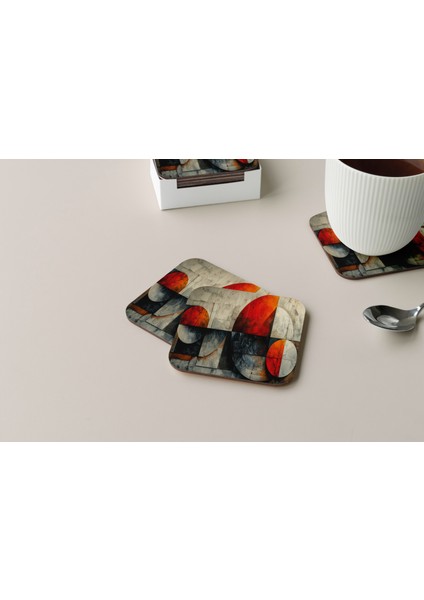 Dekoratif Bardak Altlığı Circle Design 186