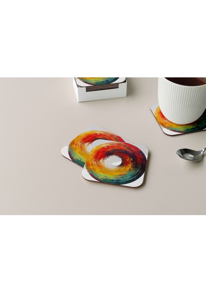 Dekoratif Bardak Altlığı Circle Design 197