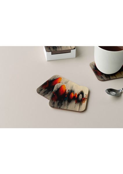 Dekoratif Bardak Altlığı Circle Design 222