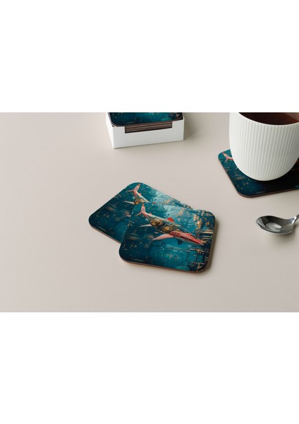 Dekoratif Bardak Altlığı Circle Design 244