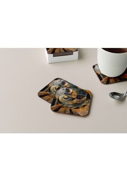 Dekoratif Bardak Altlığı Circle Design 131