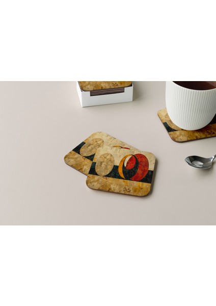 Dekoratif Bardak Altlığı Circle Design 153