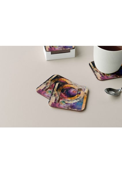 Dekoratif Bardak Altlığı Circle Design 185