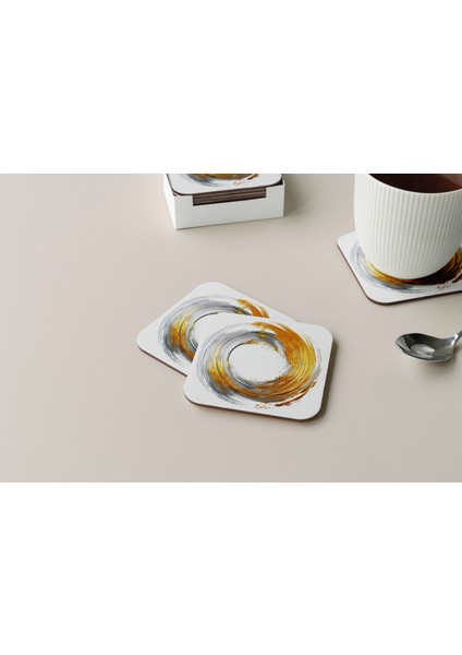 Dekoratif Bardak Altlığı Circle Design 203