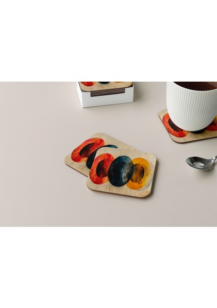 Dekoratif Bardak Altlığı Circle Design 183