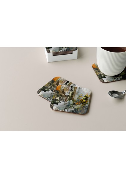 Dekoratif Bardak Altlığı Circle Design 201