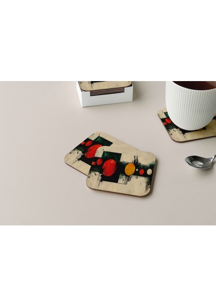 Dekoratif Bardak Altlığı Circle Design 246