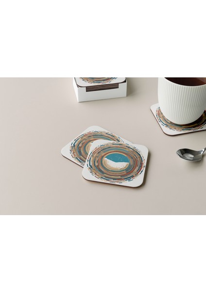 Dekoratif Bardak Altlığı Circle Design 317