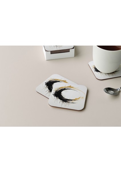 Dekoratif Bardak Altlığı Circle Design 208
