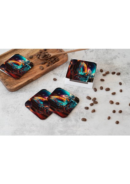 Dekoratif Bardak Altlığı Circle Design 429 fiyatları