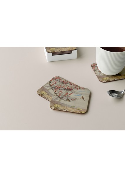 Dekoratif Bardak Altlığı Çiçekler 38