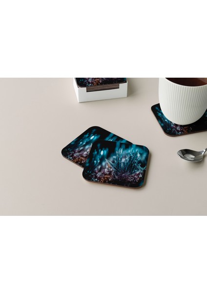 Dekoratif Bardak Altlığı Çiçekler 134