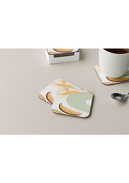 Dekoratif Bardak Altlığı Minimal Desen 60