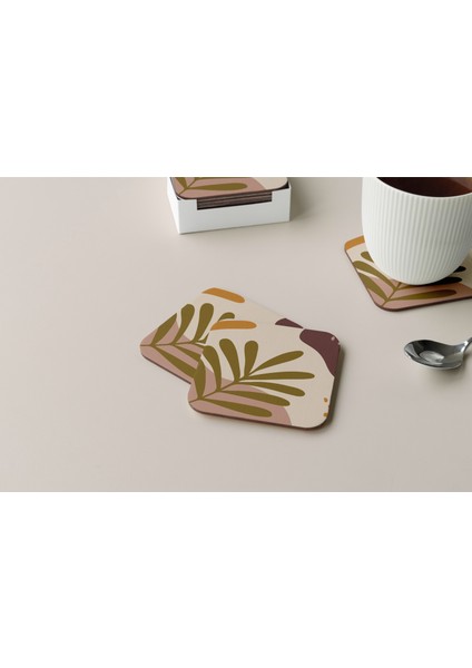 Dekoratif Bardak Altlığı Minimal Desen 233