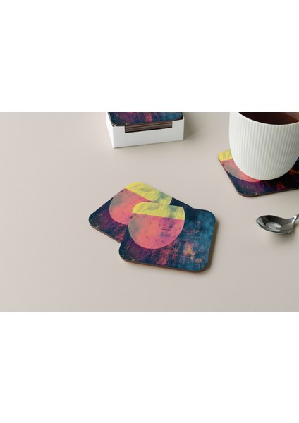 Dekoratif Bardak Altlığı Circle Design 213