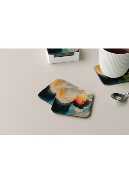 Dekoratif Bardak Altlığı Circle Design 255