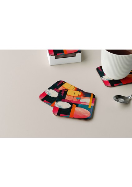 Dekoratif Bardak Altlığı Circle Design 256