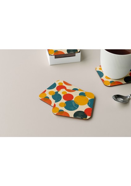 Dekoratif Bardak Altlığı Circle Design 329