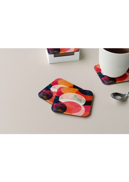 Dekoratif Bardak Altlığı Circle Design 385