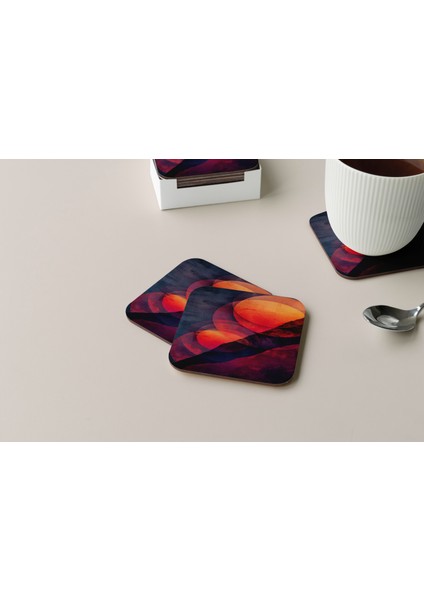 Dekoratif Bardak Altlığı Circle Design 262