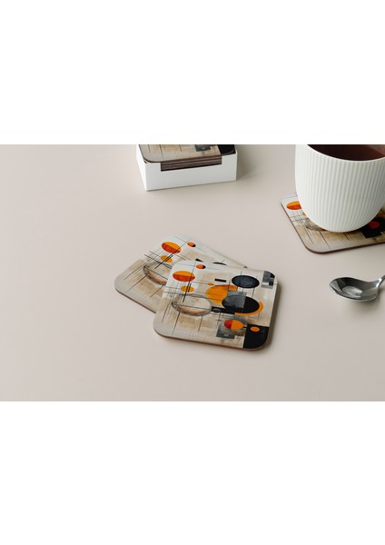 Dekoratif Bardak Altlığı Circle Design 271