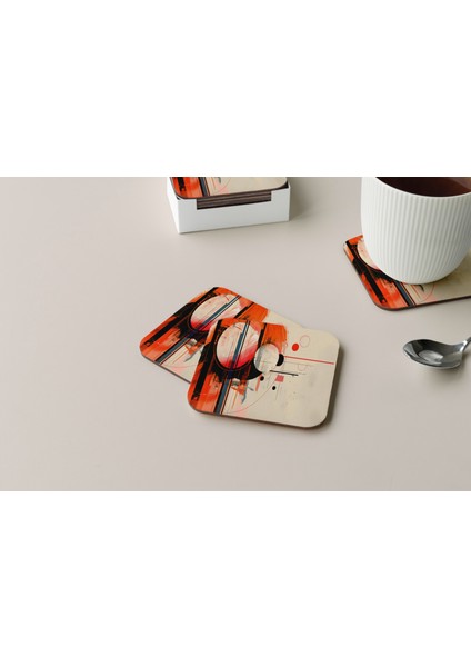 Dekoratif Bardak Altlığı Circle Design 407