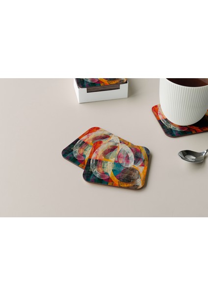 Dekoratif Bardak Altlığı Circle Design 409