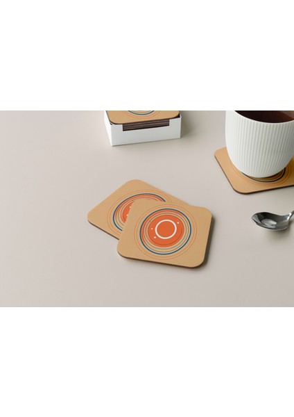 Dekoratif Bardak Altlığı Circle Design 415