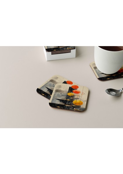 Dekoratif Bardak Altlığı Circle Design 375