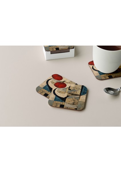 Dekoratif Bardak Altlığı Circle Design 345