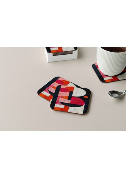 Dekoratif Bardak Altlığı Circle Design 393