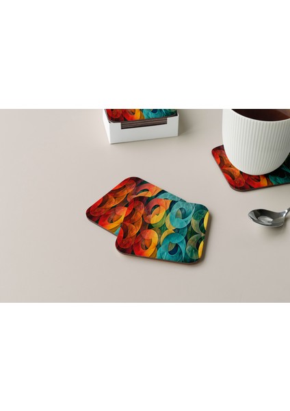 Dekoratif Bardak Altlığı Circle Design 402