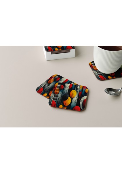 Dekoratif Bardak Altlığı Circle Design 408