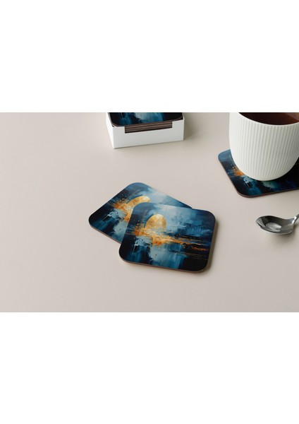 Dekoratif Bardak Altlığı Circle Design 456