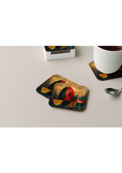 Dekoratif Bardak Altlığı Circle Design 421