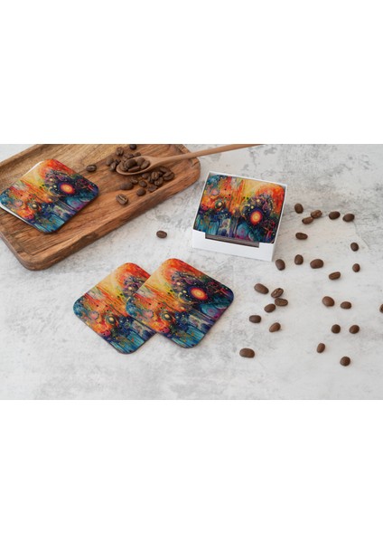 Dekoratif Bardak Altlığı Circle Design 426 fiyatları