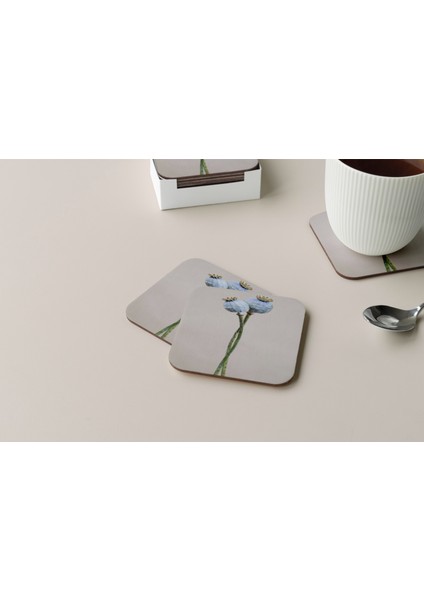 Dekoratif Bardak Altlığı Çiçekler 74
