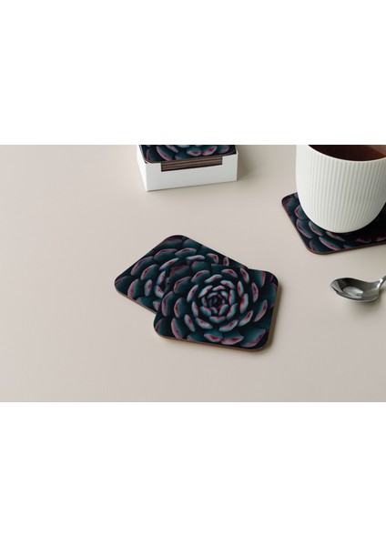 Dekoratif Bardak Altlığı Çiçekler 153